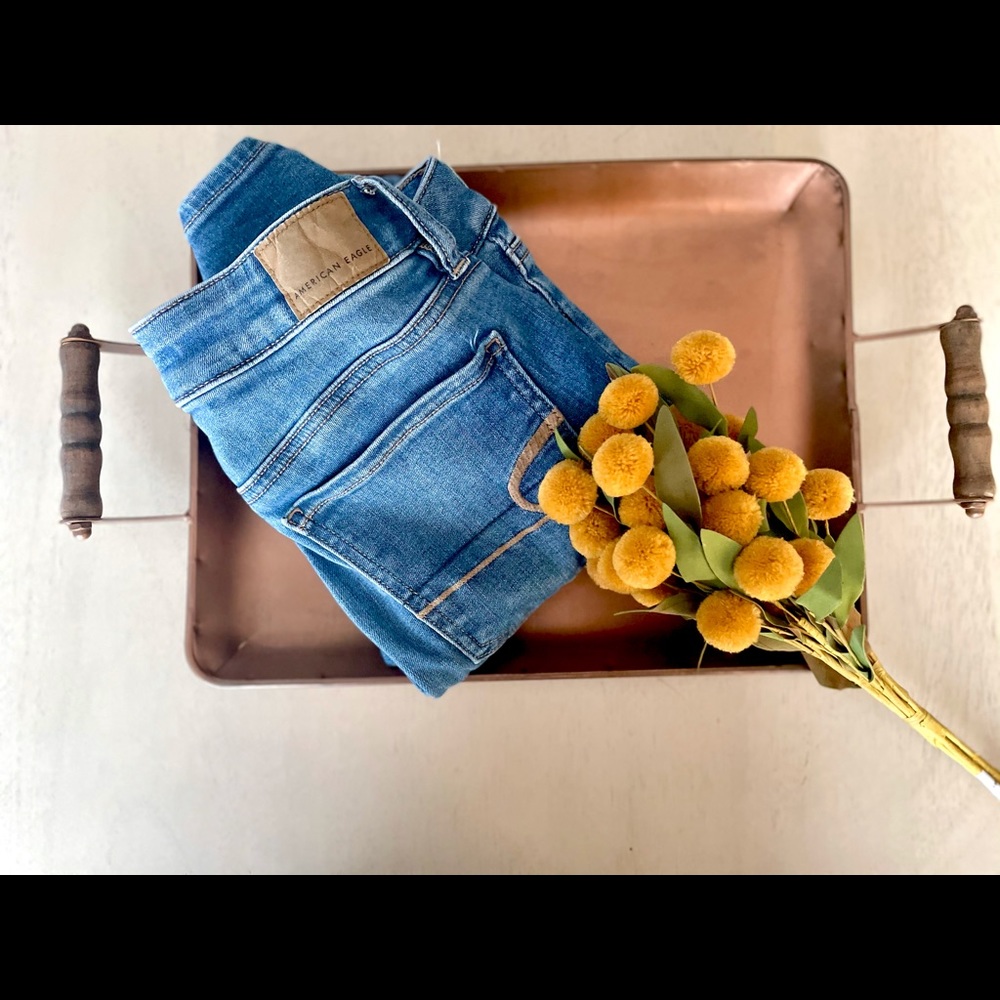 AE American Eagle Skinny jeans mid rise denim